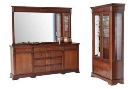 Σετ Τ1 Μπουφέ-Καθρέφτης-Βιτρίνα